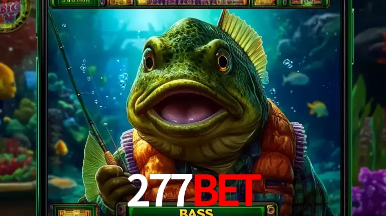 Personagem de peixe pescador do popular jogo de slot com tema de pescaria, uma das emocionantes opções de caça-níqueis para jogar e ganhar no cassino 277BET.